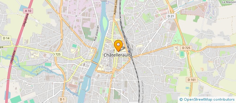 localisation de l'entreprise A2C - IMMOBILIER à CHATELLERAULT