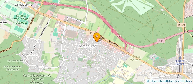 localisation de l'entreprise A2C INVEST  CHAMBOURCY