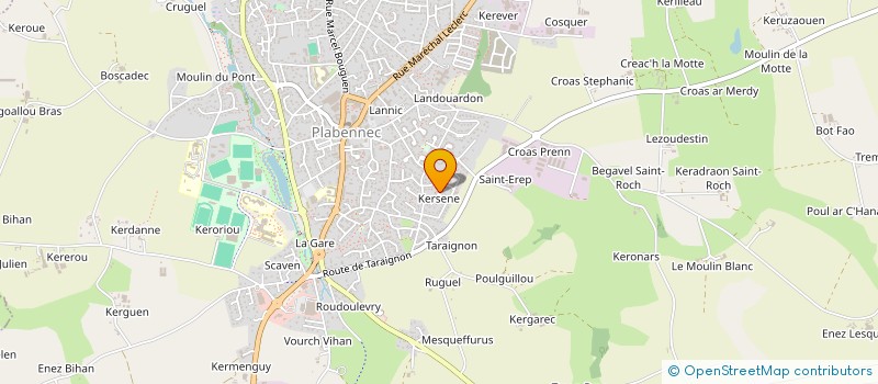 localisation de l'entreprise A2C PARTENAIRE  PLABENNEC