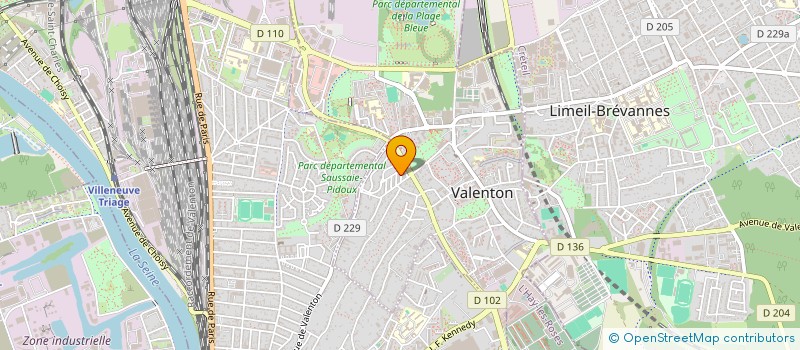 localisation de l'entreprise A2C SMART  VALENTON