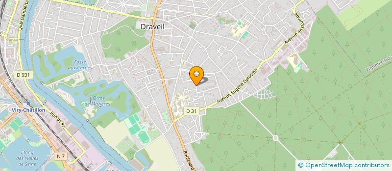 localisation de l'entreprise A2C-TP à DRAVEIL