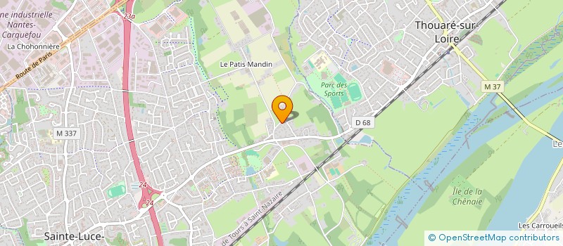 localisation de l'entreprise A2C2M COURILLEAU  SAINTE-LUCE-SUR-LOIRE