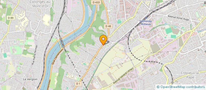 localisation de l'entreprise A2CB à CALUIRE-ET-CUIRE