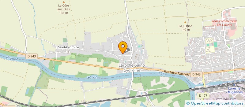 localisation de l'entreprise A2CE  LAROCHE-SAINT-CYDROINE