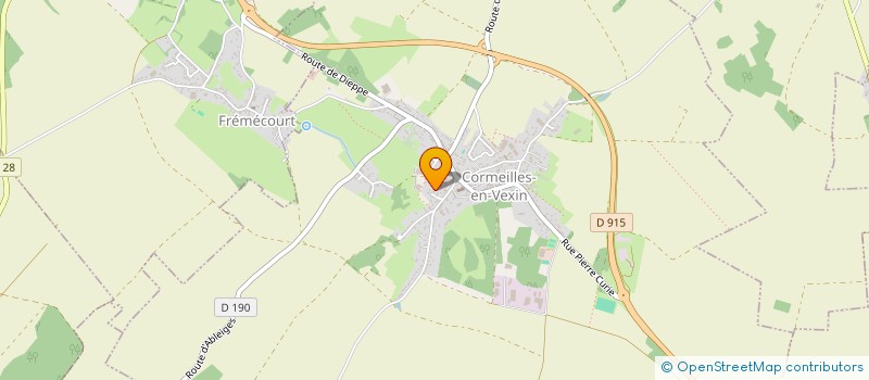 localisation de l'entreprise A2CE  CORMEILLES-EN-VEXIN