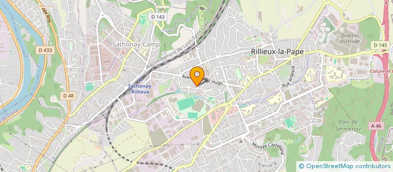 localisation de l'entreprise A2CE CONSEILS à RILLIEUX-LA-PAPE
