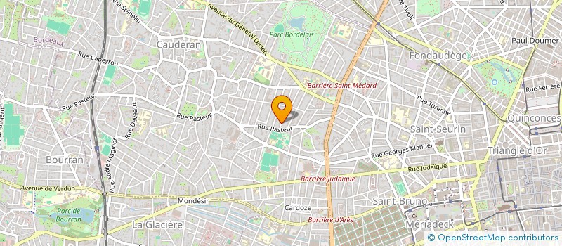 localisation de l'entreprise A2CG INVEST  BORDEAUX