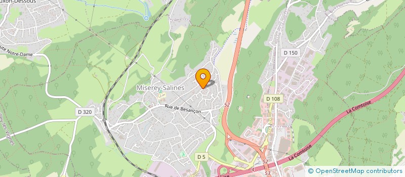 localisation de l'entreprise A2CK  MISEREY-SALINES