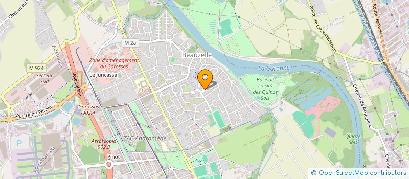 localisation de l'entreprise A2CL  BEAUZELLE