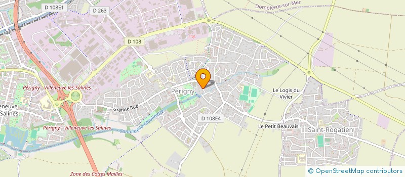 localisation de l'entreprise A2COM à PERIGNY