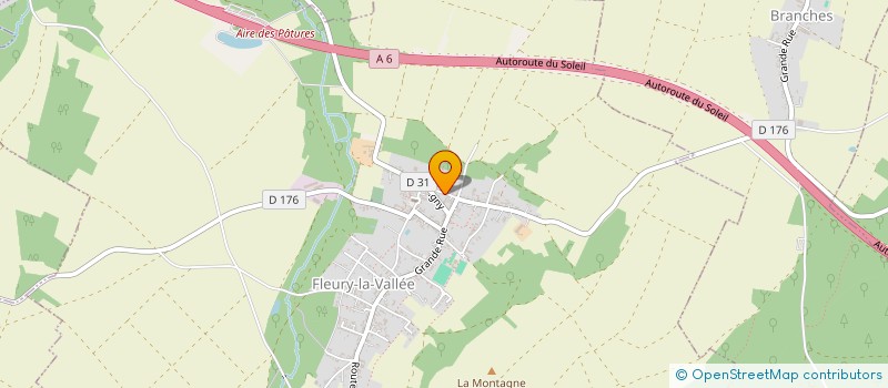 localisation de l'entreprise A2CP 89  FLEURY-LA-VALLEE