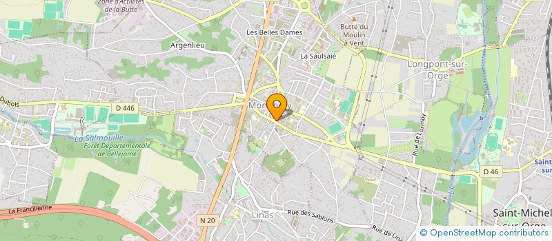 localisation de l'entreprise A2CR  MONTLHERY