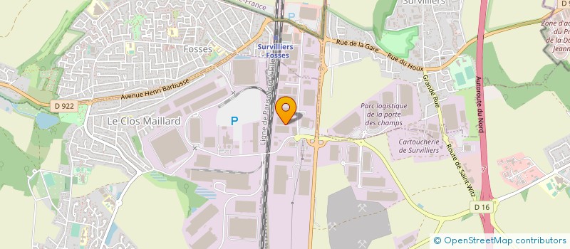 localisation de l'entreprise A2CS à SAINT-WITZ