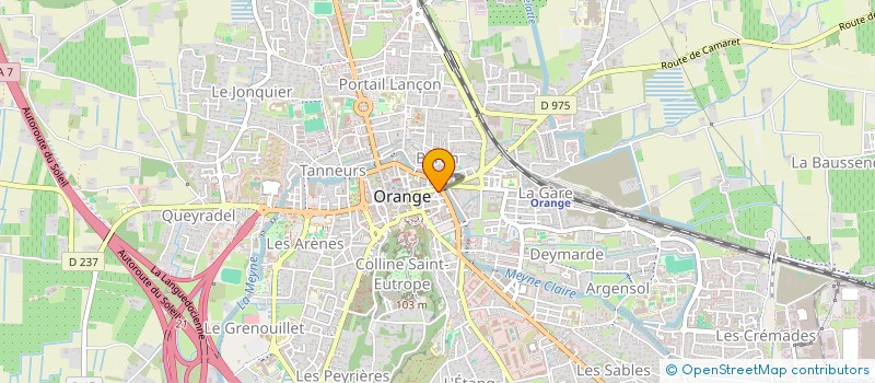 localisation de l'entreprise A2CT P.A.C.A. AGENCE DE CONTROLE ET CONDUITE DE TRAVAUX à ORANGE