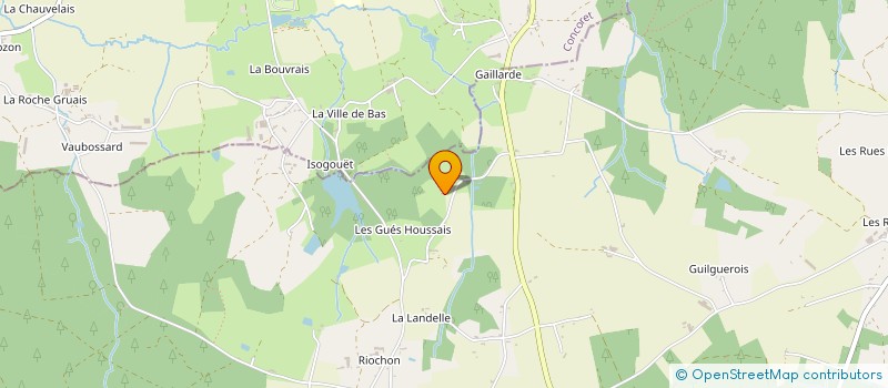 localisation de l'entreprise A2CTE ASSOCIATION POUR UNE AGRICULTURE COLLECTIVE, TERRITORIALE ET ECOLOGIQUE  PAIMPONT