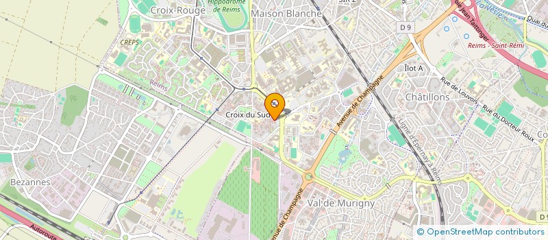 localisation de l'entreprise A2D  REIMS