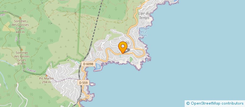 localisation de l'entreprise A2D  THEOULE-SUR-MER