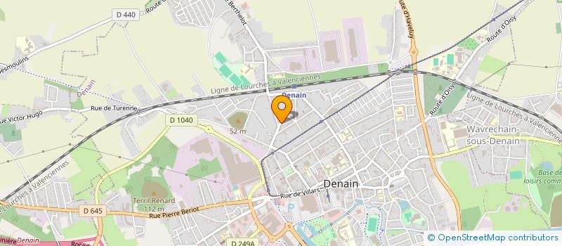 localisation de l'entreprise A2D  DENAIN