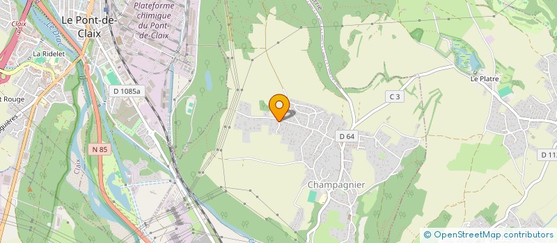 localisation de l'entreprise A2D  CHAMPAGNIER