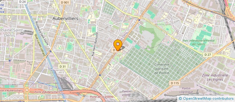 localisation de l'entreprise A2D AUDIT & CONSEIL  PANTIN