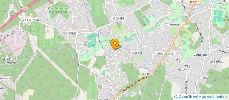 localisation de l'entreprise A2D BATIMENT  CANEJAN