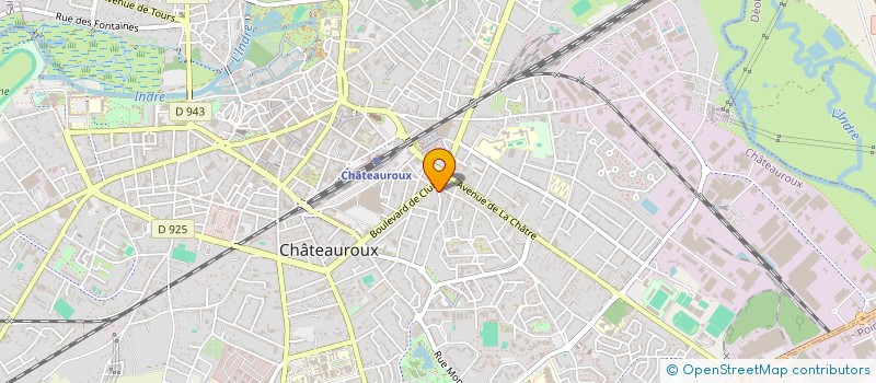 localisation de l'entreprise A2D CONCEPT  CHATEAUROUX