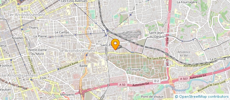 localisation de l'entreprise A2D HYGIENE ET EXPERTISE à MARSEILLE