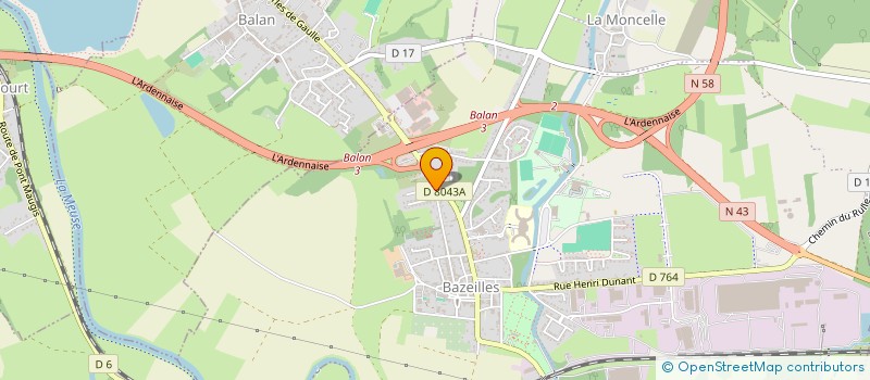 localisation de l'entreprise A2D2C  BAZEILLES