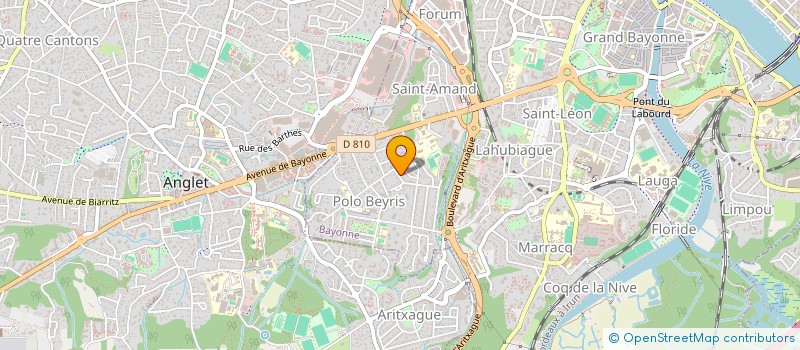 localisation de l'entreprise A2DB à BAYONNE