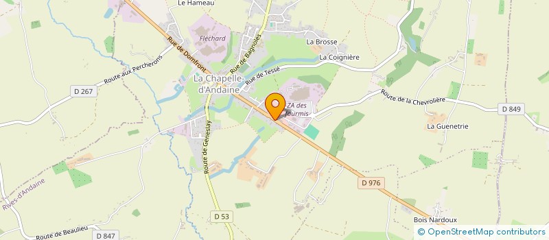 localisation de l'entreprise A2DG à RIVES D'ANDAINE
