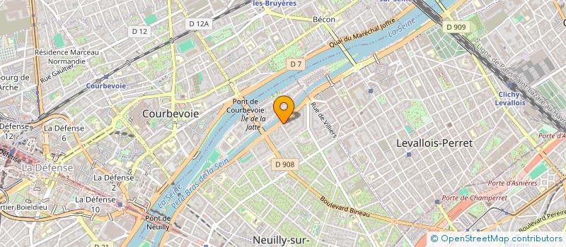 localisation de l'entreprise A2DRI à NEUILLY-SUR-SEINE