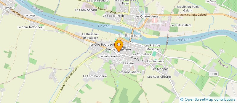 localisation de l'entreprise A2DV  POUZAY