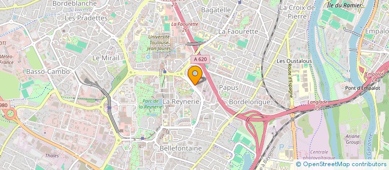 localisation de l'entreprise A2E à TOULOUSE