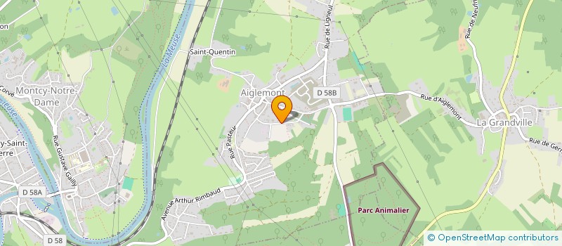 localisation de l'entreprise A2E à AIGLEMONT