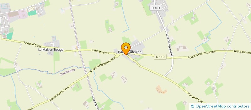 localisation de l'entreprise A2E  WARHEM