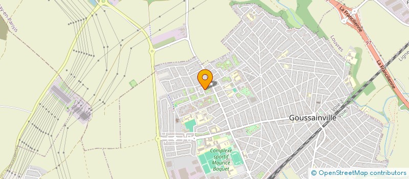 localisation de l'entreprise A2E ALIMENTATION  GOUSSAINVILLE