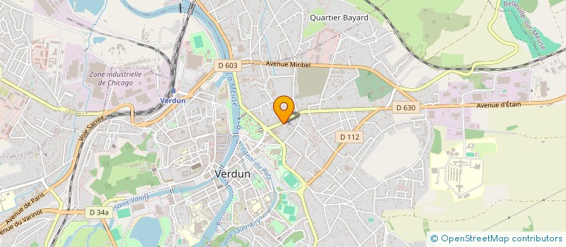 localisation de l'entreprise A2E CONSEIL à VERDUN