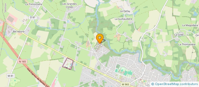 localisation de l'entreprise A2E EMBALLAGES à SAINT-NAZAIRE
