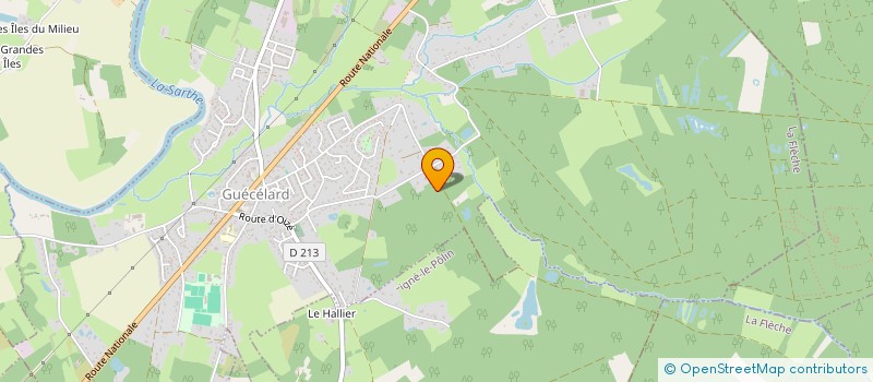 localisation de l'entreprise A2E MATERIAUX à MULSANNE