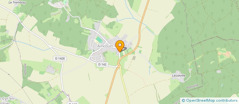 localisation de l'entreprise A2E TP à MAGNY-EN-VEXIN