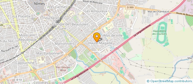 localisation de l'entreprise A2ELEC30  NIMES