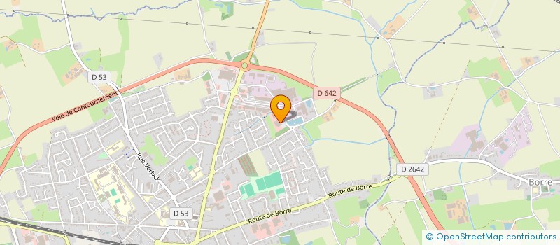 localisation de l'entreprise A2EMC  HAZEBROUCK