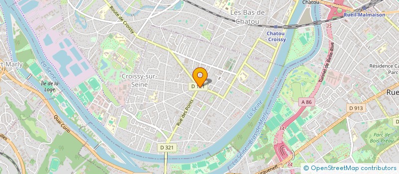 localisation de l'entreprise A2F à CROISSY-SUR-SEINE