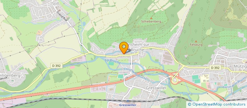 localisation de l'entreprise A2F  DINSHEIM-SUR-BRUCHE