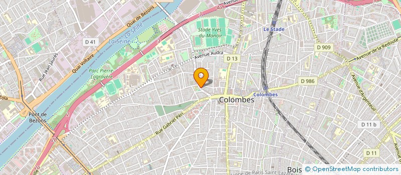 localisation de l'entreprise A2F ADVISORY  COLOMBES