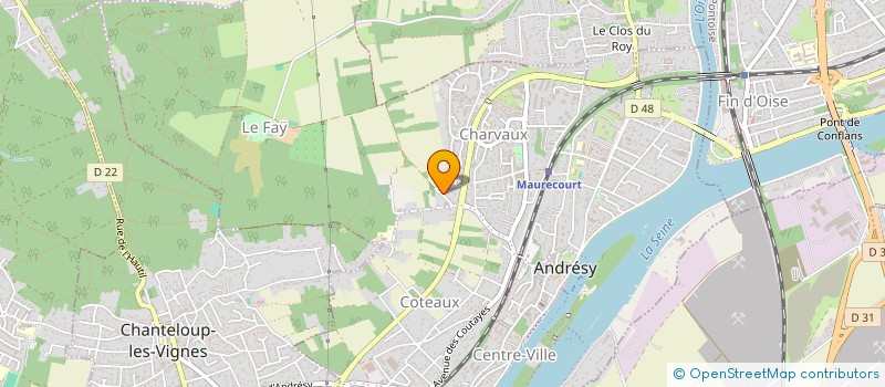 localisation de l'entreprise A2F AMENAGEMENT à ANDRESY
