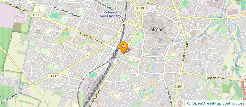 localisation de l'entreprise A2F COLMAR  COLMAR