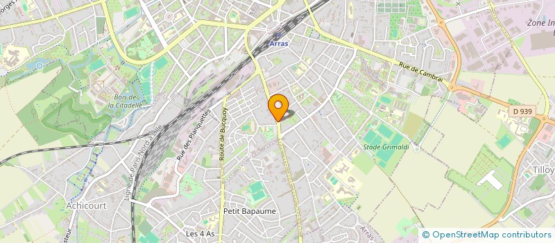 localisation de l'entreprise A2F CUISINE AGENCEMENT à ARRAS