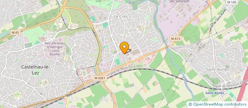 localisation de l'entreprise A2F EXPERTISE AUTOMOBILE à LE CRES