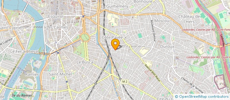 localisation de l'entreprise A2F FINANCE à TOULOUSE
